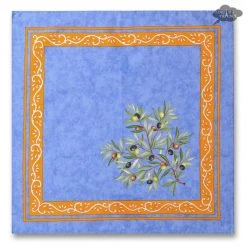 Clos Des Oliviers Blue Provence Cotton Napkin By L'Ensoleillade