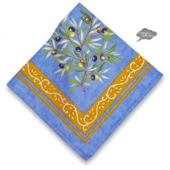 Clos Des Oliviers Blue Provence Cotton Napkin By L'Ensoleillade