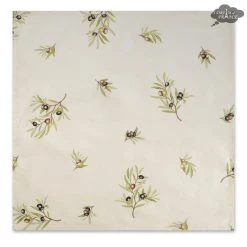 Clos Des Oliviers Cream Provence All-Over Cotton Napkin By L'Ensoleillade