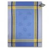 Olivia Blue & Yellow Cotton Jacquard Dish Towel By Tissus Toselli Kitchen