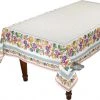 Table Linens 60x 96" Rectangular Grapes French Acrylic-Coated Cotton Tablecloth By Tissus Toselli 2 Table Linens 60x 96" Rectangular Grapes French Acrylic-Coated Cotton Tablecloth By Tissus Toselli