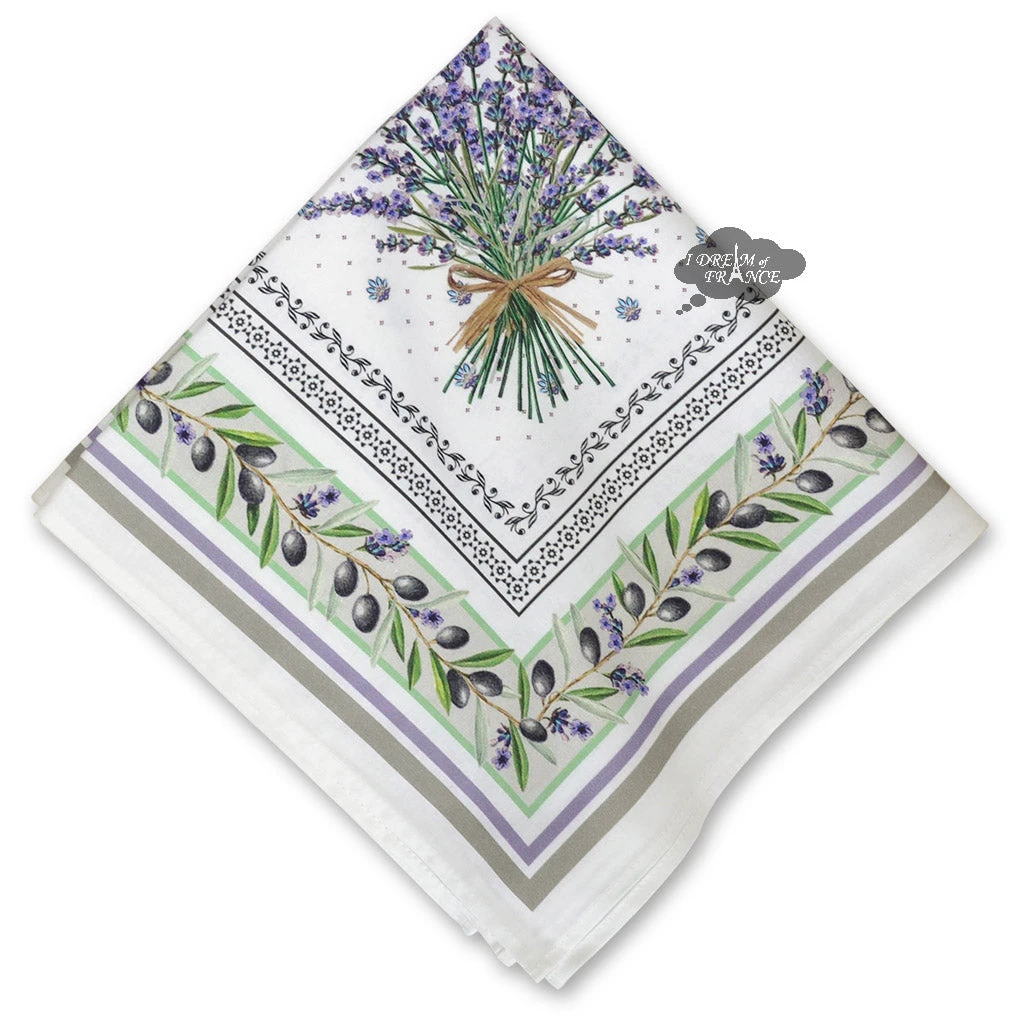 Lauris Provence Cotton Napkin By Tissus Toselli Table Linens 3 Lauris Provence Cotton Napkin By Tissus Toselli Table Linens