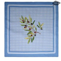 Nyons Blue Provence Cotton Napkin By Tissus Toselli