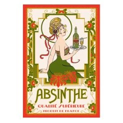 Winkler Torchons & Bouchons Absinthe Tea Towel By Winkler Torchons Et Bouchons