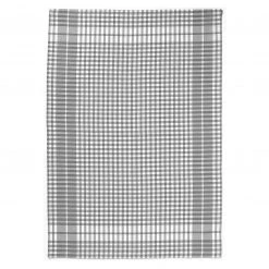 Winkler Torchons & Bouchons Gray Small Square Gingham Pattern Cotton Dish Towel By Winkler Towels