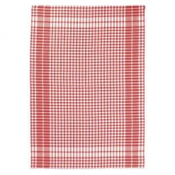 Winkler Torchons & Bouchons Towels Red Small Square Gingham Pattern Cotton Dish Towel By Winkler