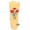 Poppies Yellow Waffle Weave Kitchen Towel By Tissus Toselli